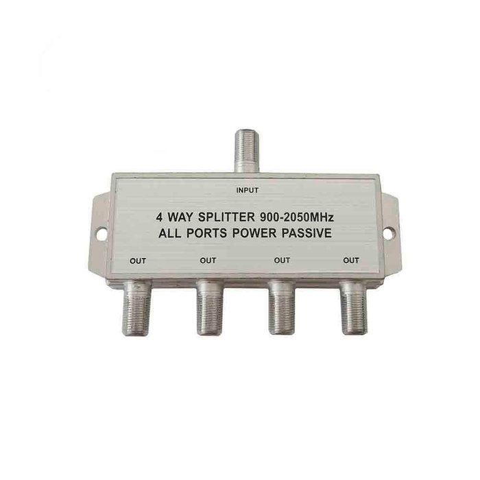 Edm Separador Satélite 4 Vías 900-2050 Mhz para Parabólica (Retractilado) Edm Separador Satélite 4 Vías 900-2050 Mhz para Parabólica (Retractilado)