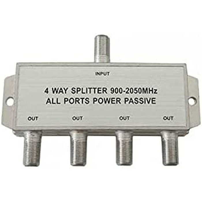 Edm Separador de señal para parabólica de 4 vías 900-2050 MHz