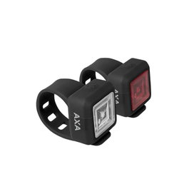AXA Niteline 11 Set Luces Delanteras y Traseras LED 55h Autonomía 150m Visibilidad