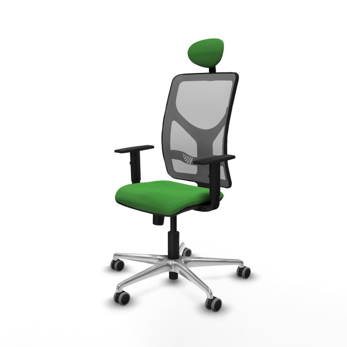 PIQUERAS Y CRESPO Silla de oficina Motilla con Mecanismo Sincro, Verde y Gris PIQUERAS Y CRESPO Silla de oficina Motilla con Mecanismo Sincro, Verde y Gris