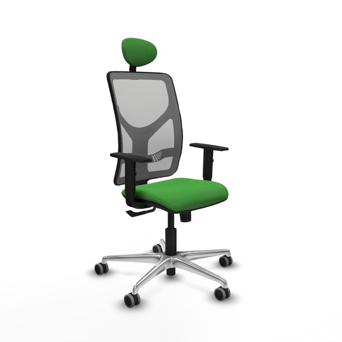 PIQUERAS Y CRESPO Silla de oficina Motilla con Mecanismo Sincro, Verde y Gris PIQUERAS Y CRESPO Silla de oficina Motilla con Mecanismo Sincro, Verde y Gris
