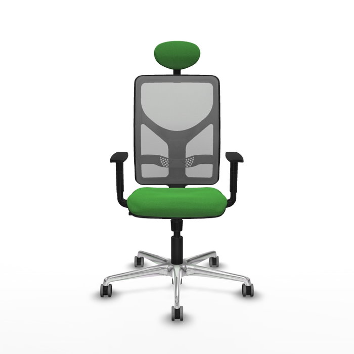 PIQUERAS Y CRESPO Silla de oficina Motilla con Mecanismo Sincro, Verde y Gris PIQUERAS Y CRESPO Silla de oficina Motilla con Mecanismo Sincro, Verde y Gris