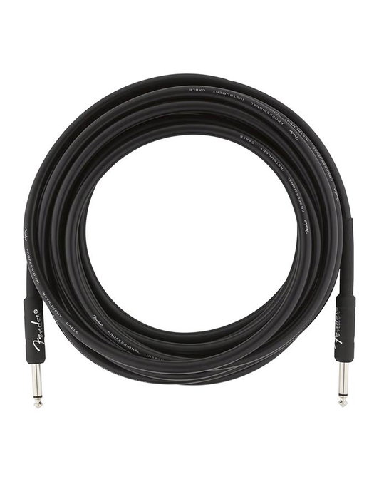 Fender Cable Jack/Jack Serie Profesional 5.5 m Negro