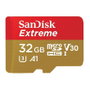 Sandisk Extreme Tarjeta MicroSDXC 32GB Clase 10 UHS-I U3 V30 Velocidad 100MB/s Lectura 90MB/s Escritura
