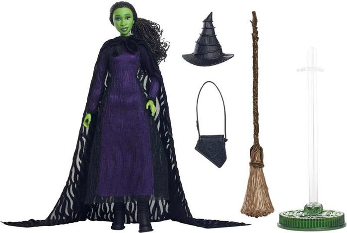 Mattel Muñeca Colección Elphaba Thropp Wicked con Accesorios