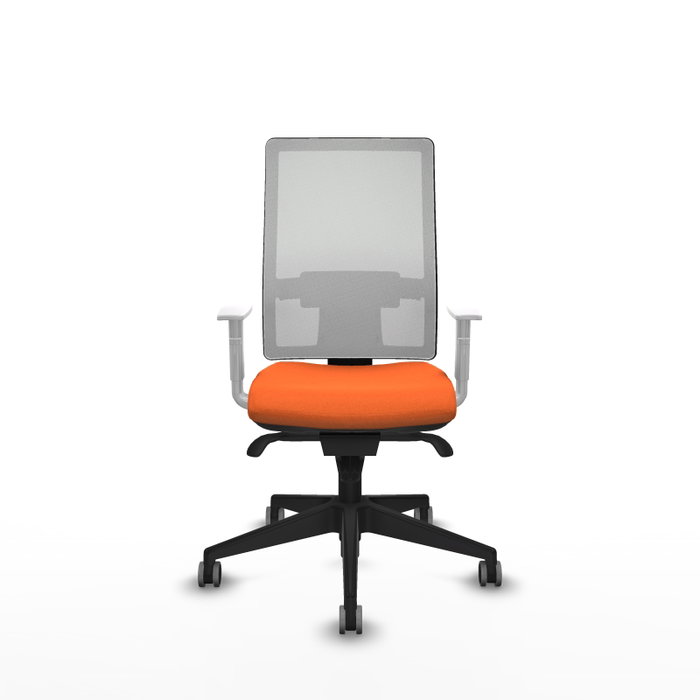 PIQUERAS Y CRESPO Silla de oficina Horna Naranja y Blanco