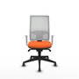 PIQUERAS Y CRESPO Silla de oficina Horna Naranja y Blanco