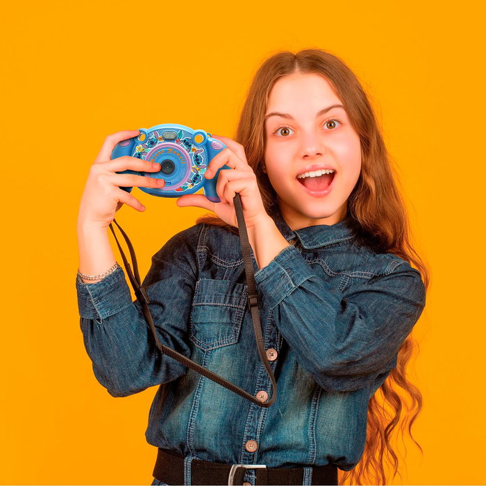 Lexibook Cámara Digital Infantil Disney Stitch DJ080D con Filtros y Juegos