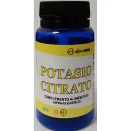 ALFA HERBAL Potasio Citrato 60 Cápsulas Veganas - Suplemento de Potasio