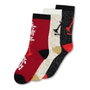 Difuzed Assassin's Creed Shadows Pack de 3 Pares de Calcetines Crew 43-46