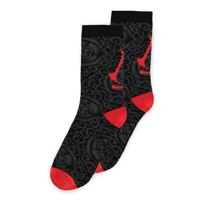 Difuzed Assassin's Creed Shadows Pack de 3 Pares de Calcetines Crew 43-46