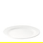 AMC Plato Llano de Policarbonato, Blanco, Diámetro 17 cm, Plato plano para vajilla (Set de 50)