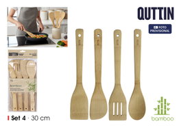 Inde Set de 4 palas de bambú de 30 cm (18 unidades) inevitable