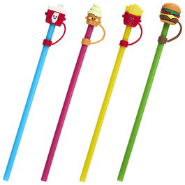 Cook Concept Pajitas Decorativo Comida Rápida Colección Ludique Plástico