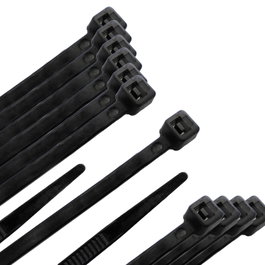 WOLFPACK LINEA PROFESIONAL Brida Nylon Negra 2,5 x 200 mm (100 unidades)
