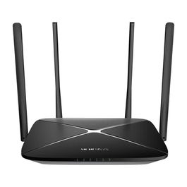 Mercusys Router 4G LTE MB115-4G N300, Wi-Fi hasta 300 Mbps, 4 Antenas Externas, 4 Puertos LAN, Soporte NanoSIM, Negro