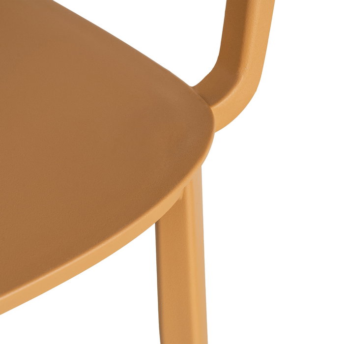 Silla Apilable Ocre Pp Contract 51,50 X 51 X 80 cm (Set de 2)