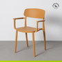 Silla Apilable Ocre Pp Contract 51,50 X 51 X 80 cm (Set de 2)