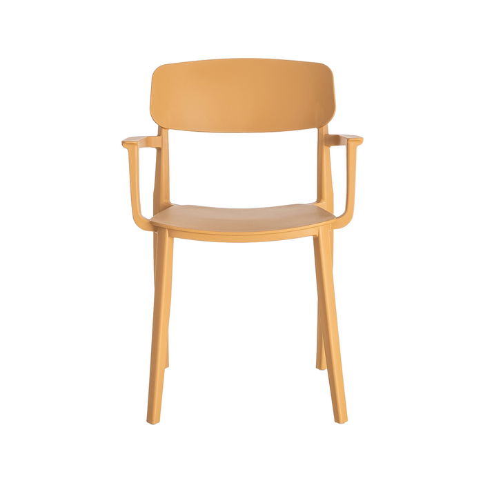 Silla Apilable Ocre Pp Contract 51,50 X 51 X 80 cm (Set de 2)