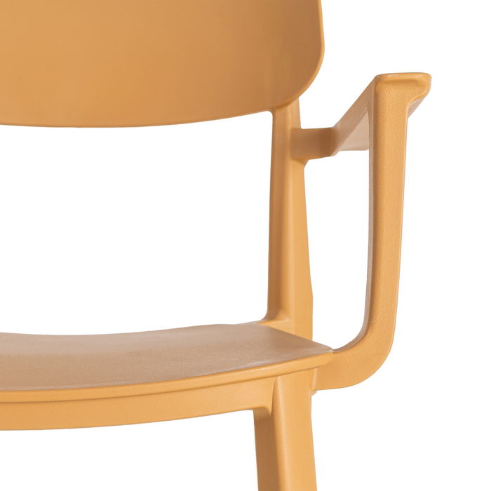 Silla Apilable Ocre Pp Contract 51,50 X 51 X 80 cm (Set de 2)
