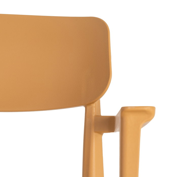 Silla Apilable Ocre Pp Contract 51,50 X 51 X 80 cm (Set de 2)