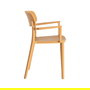 Silla Apilable Ocre Pp Contract 51,50 X 51 X 80 cm (Set de 2)