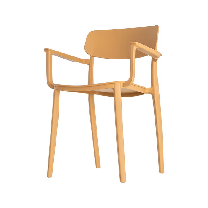 Silla Apilable Ocre Pp Contract 51,50 X 51 X 80 cm (Set de 2)