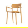 Silla Apilable Ocre Pp Contract 51,50 X 51 X 80 cm (Set de 2)