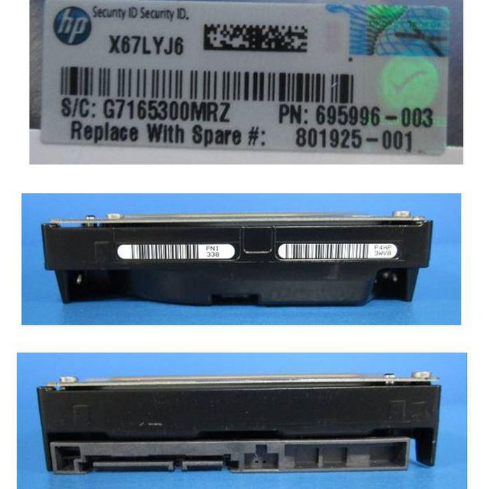 Hewlett Packard Enterprise - Disco duro HDD de 3 TB, 7200 RPM, SATA 6 Gb/s, 3.5 pulgadas - Para sustitución/repuesto de sistema