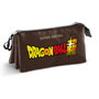 Dragon Ball Estuche Portatodo Triple Rivals - 3 Compartimentos Ripstop Impermeable, Azul, 10 x 23.5 x 5 cm