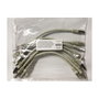 EQUIP Cable de parcheo Cat6A S/FTP 2xRJ45 0,25 m Gris (Pack de 10)