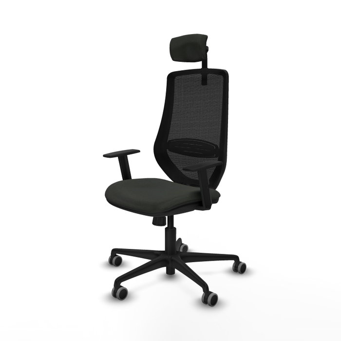 PIQUERAS Y CRESPO Silla de oficina Mardos con mecanismo Sincro Negra PIQUERAS Y CRESPO Silla de oficina Mardos con mecanismo Sincro Negra