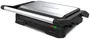 Taurus MyGrill Legend 968146000 Grill Eléctrico de Contacto y Plancha, 1000W, Apertura 180º, Placas Antiadherentes, Bandeja Recogegrasas Extraíble, Negro/Acero