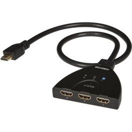 Fonestar Splitter HDMI 3 en 1 FO-513 con 3 entradas HDMI