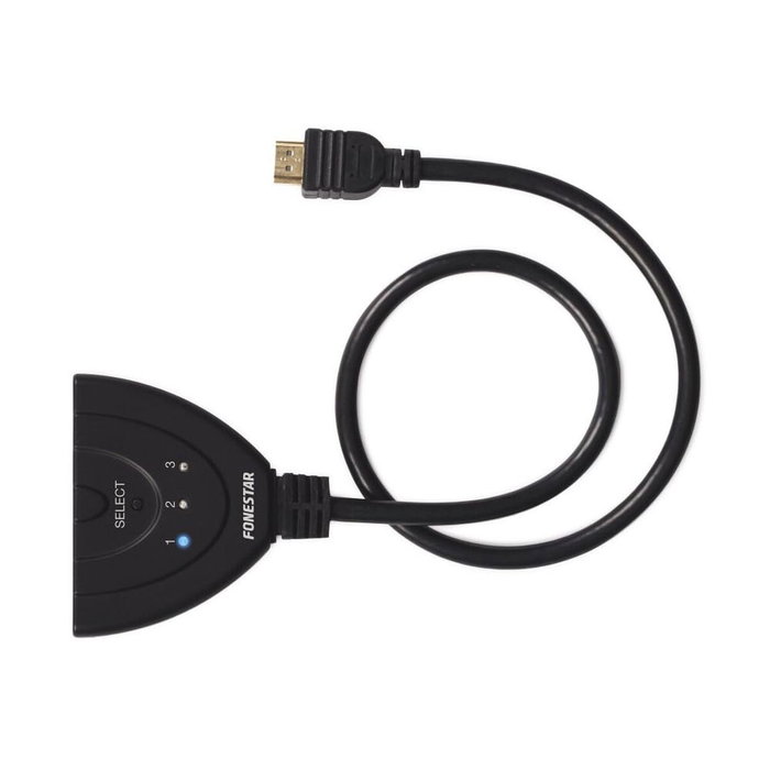 Fonestar Splitter HDMI 3 en 1 FO-513 con 3 entradas HDMI