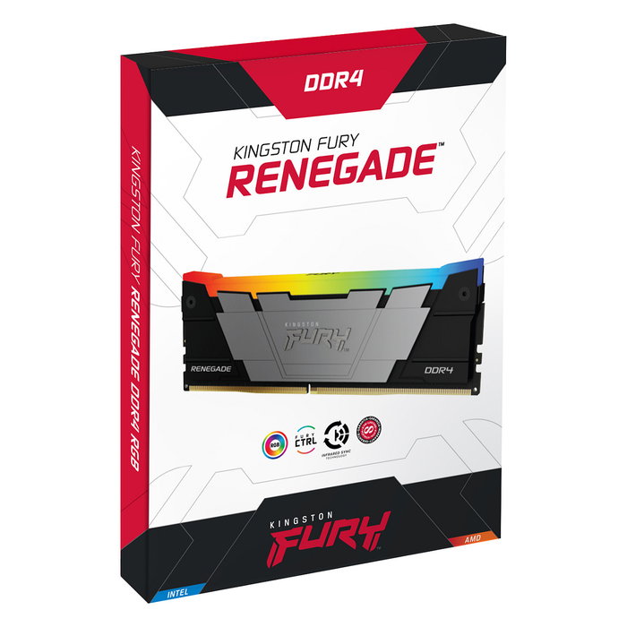 Kingston FURY Renegade RGB 64 GB 3200 MT/s DDR4 CL16 DIMM Kit de 2