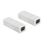 DeLOCK 65450 Adaptador de cambio de género Mini DisplayPort hembra a hembra, Blanco
