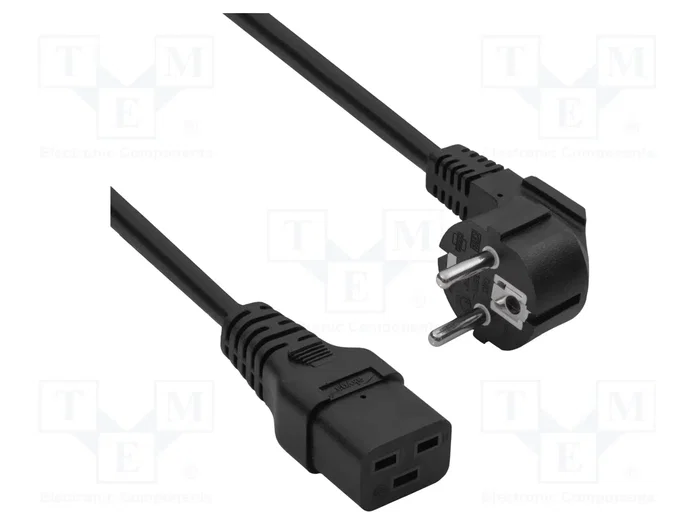 AKYGA Cable de alimentación H05VV-F 3x1,5mm2 1,8m Negro AKYGA Cable de alimentación H05VV-F 3x1,5mm2 1,8m Negro