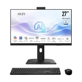 MSI All In One AM273QP - 051ES - Ordenador de Sobremesa 27" WQHD, Intel Core Ultra i7-155H, 32GB RAM DDR5, 1TB SSD, Windows 11 Pro