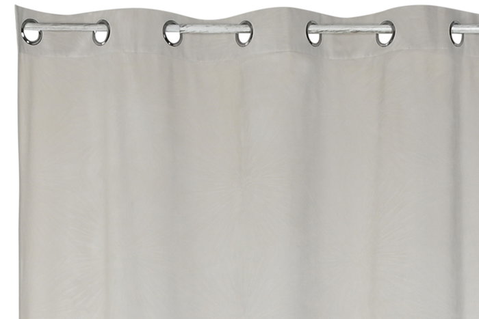 DKD Home Decor Cortina Urban Stars Marfil Poliéster Jaquard 2 x 260 x 140 cm (2 Unidades)