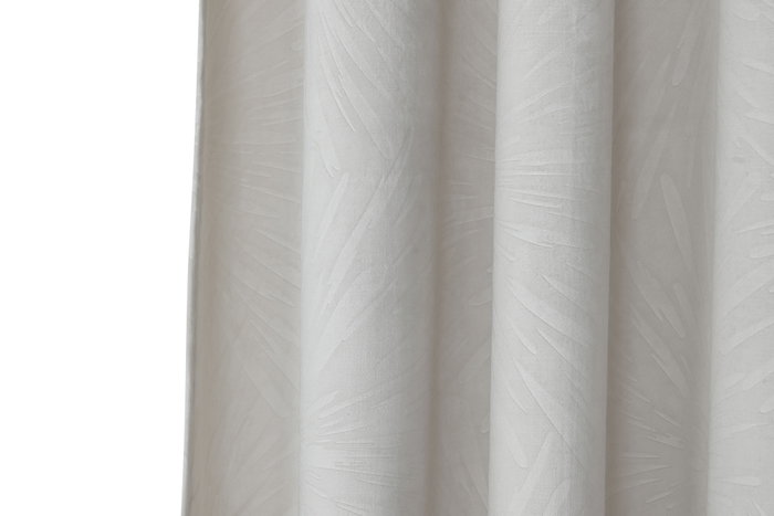 DKD Home Decor Cortina Urban Stars Marfil Poliéster Jaquard 2 x 260 x 140 cm (2 Unidades)