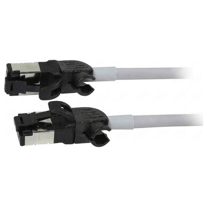Synergy21 Patchkabel RJ45 CAT6A 0,5m Gris S/FTP Slimline AWG28 Synergy21 Patchkabel RJ45 CAT6A 0,5m Gris S/FTP Slimline AWG28