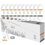 Tech One Tech Pack 10 Cables Basik USB-A a USB-C 1m Blanco