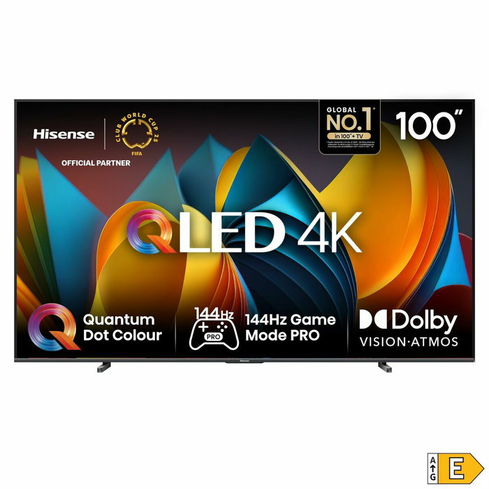 Smart TV Hisense 100E7NQ 100 100" 4K Ultra HD LED HDR QLED Negro