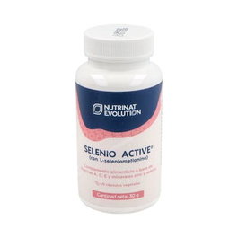 NUTRINAT EVOLUTION Selenio Active 60 Cápsulas Vegetales - Complejo Antioxidante con Zinc y Vitaminas A, C, E para el Sistema Inmunitario