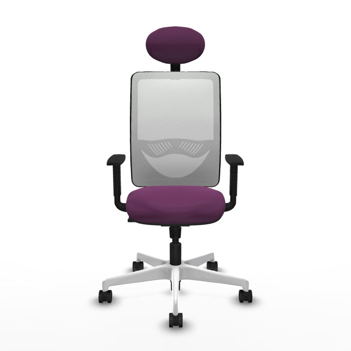 PIQUERAS Y CRESPO Silla de oficina Zulema Morado/Blanco PIQUERAS Y CRESPO Silla de oficina Zulema Morado/Blanco
