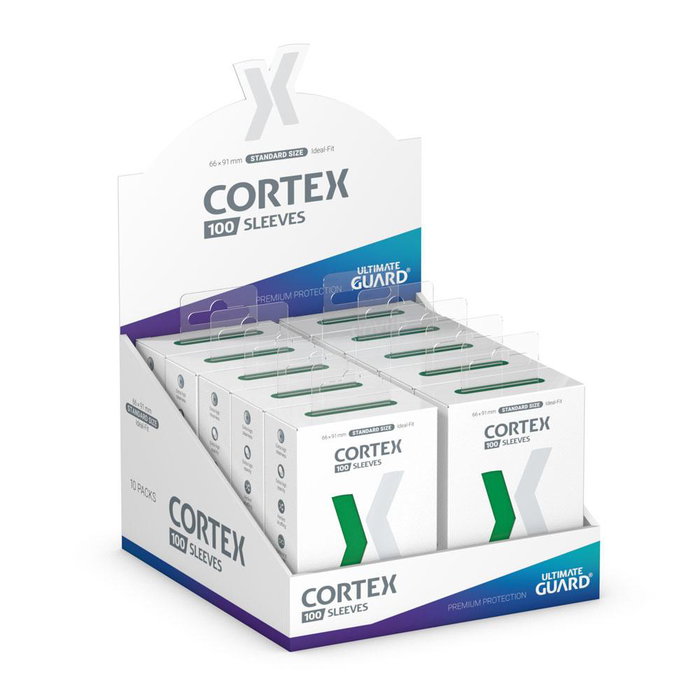 Ultimate Guard Cortex Sleeves Standard Size (100) - Green Ultimate Guard Cortex Sleeves Standard Size (100) - Green