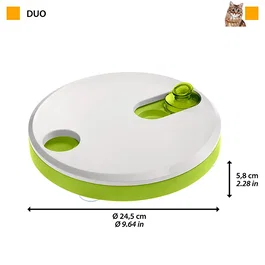 Ferplast Juguete Inteligencia Perro Gato, Ø 24,5 x 5,8 cm