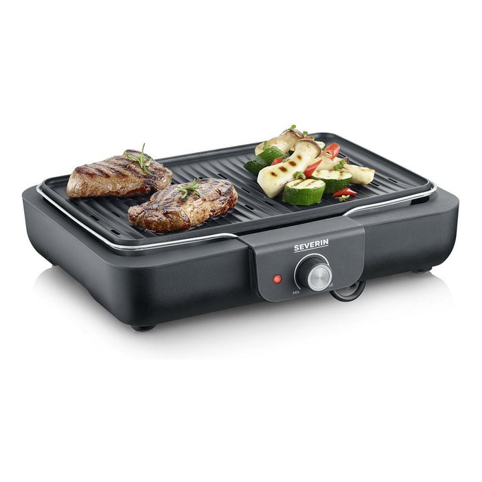 Severin PG 8556 Parrilla de mesa negra Severin PG 8556 Parrilla de mesa negra