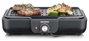 Severin PG8556 Barbacoa de mesa eléctrica con placa grill antiadherente estriada